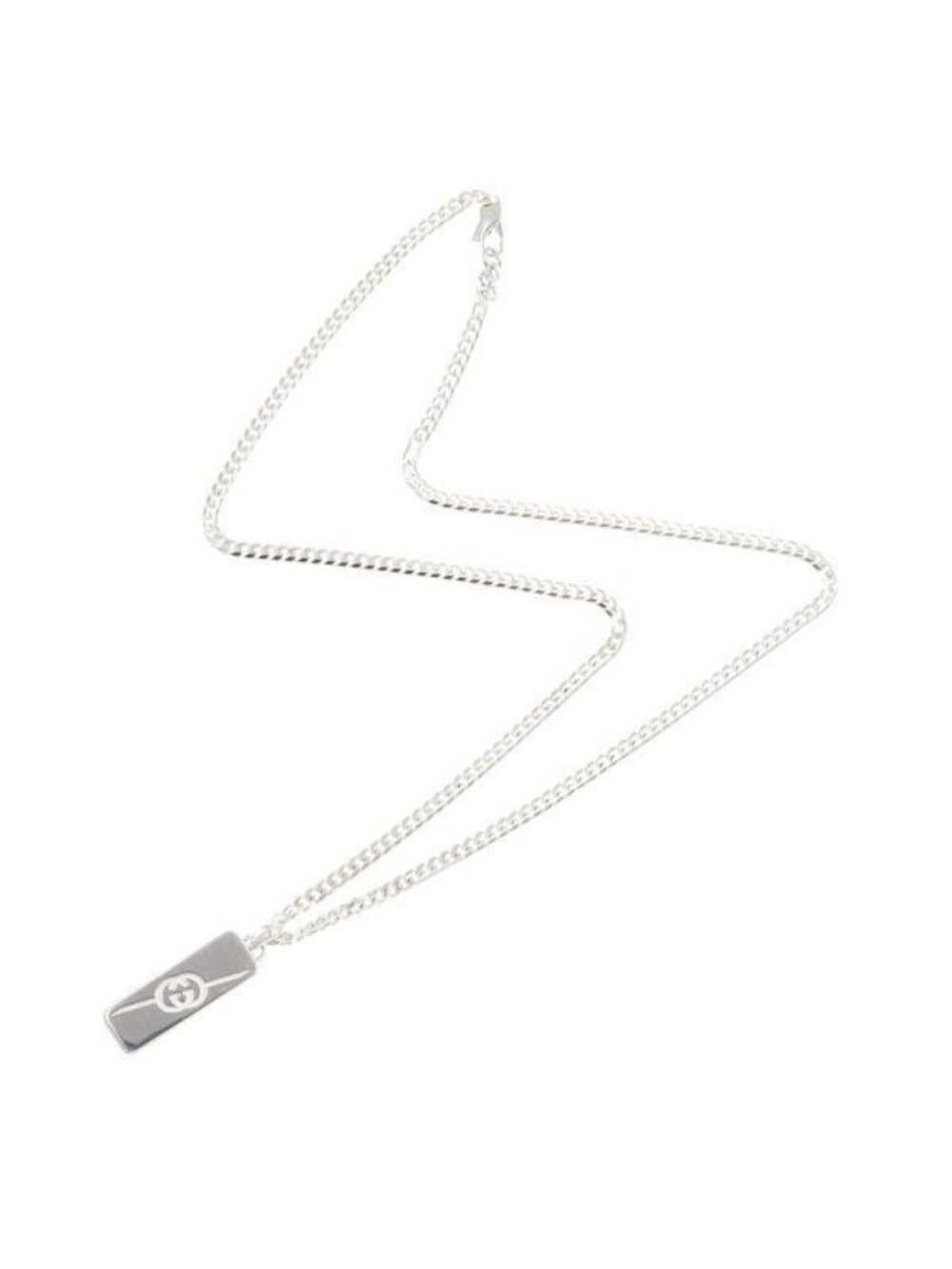 Gucci Diagonal Interlocking G Necklace
